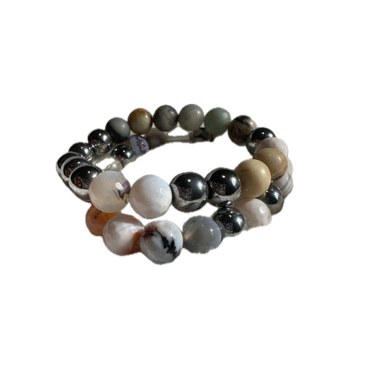 Agate Gemstone Bracelets - Elegant Design for Everyday Wear with Unique Gemstone Accents