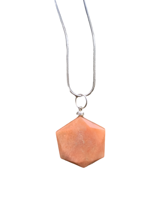 Carnelian gemstone necklace